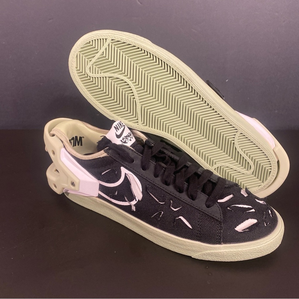 Nike Acronym x Blazer Low Black Olive Aura New without box
